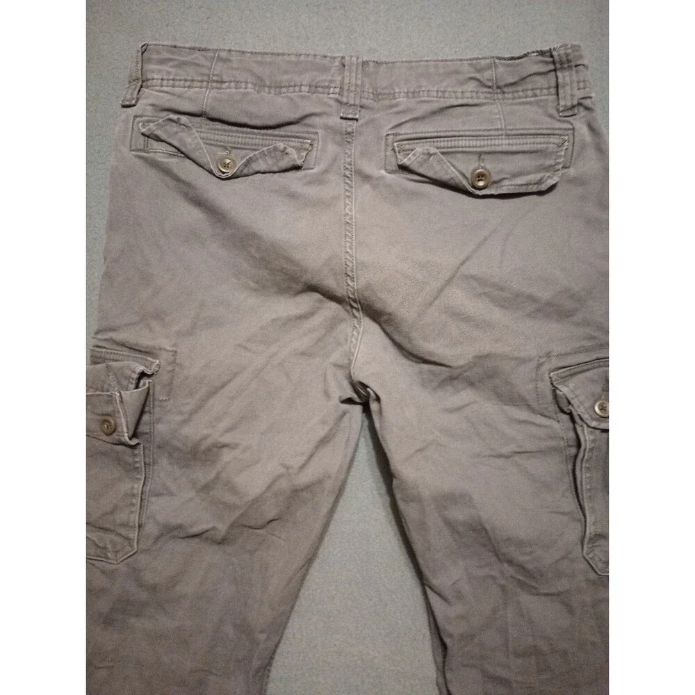 St Johns Bay Comfort Stretch Cargo Pants Size 32 X 32 Gray